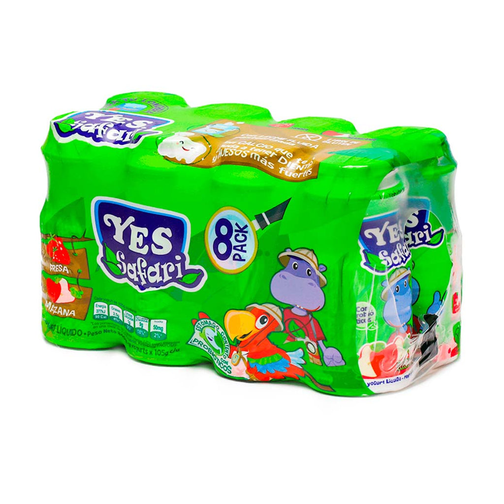 YES YogurtSafary 8packLiq 105gr