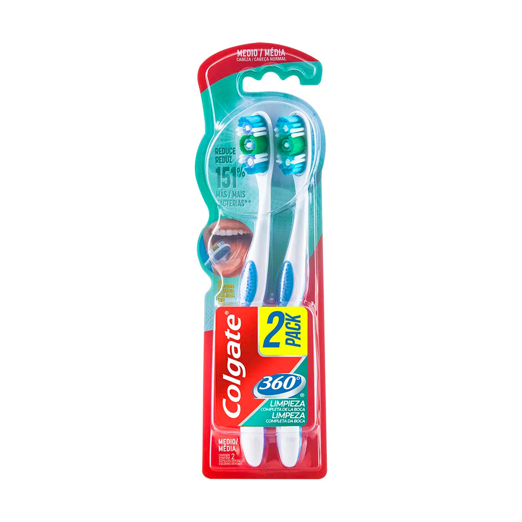 COLGATE Cepillo LimpiezaComp 2PK