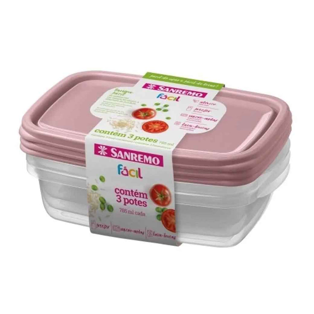 Sanremo Set Recipient Plast