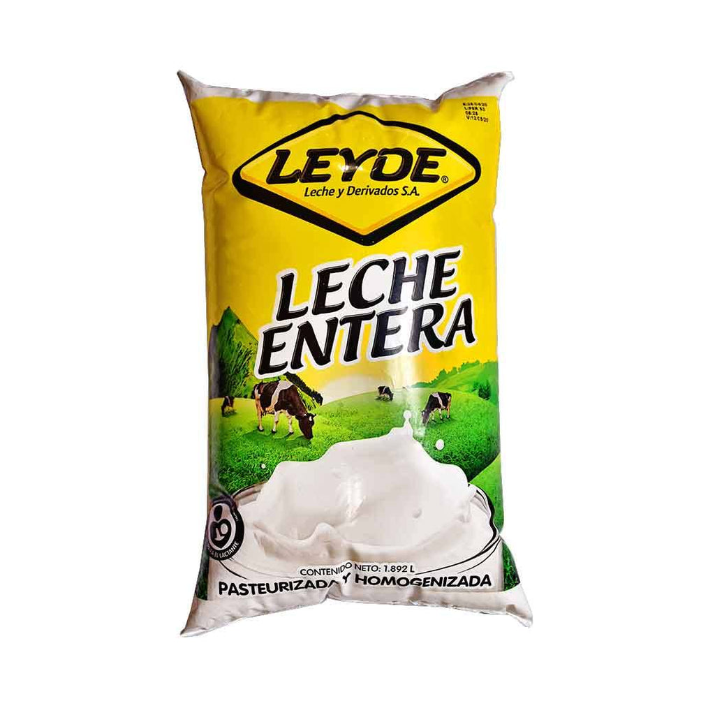 LEYDE Leche Entera Bolsa 1892ml