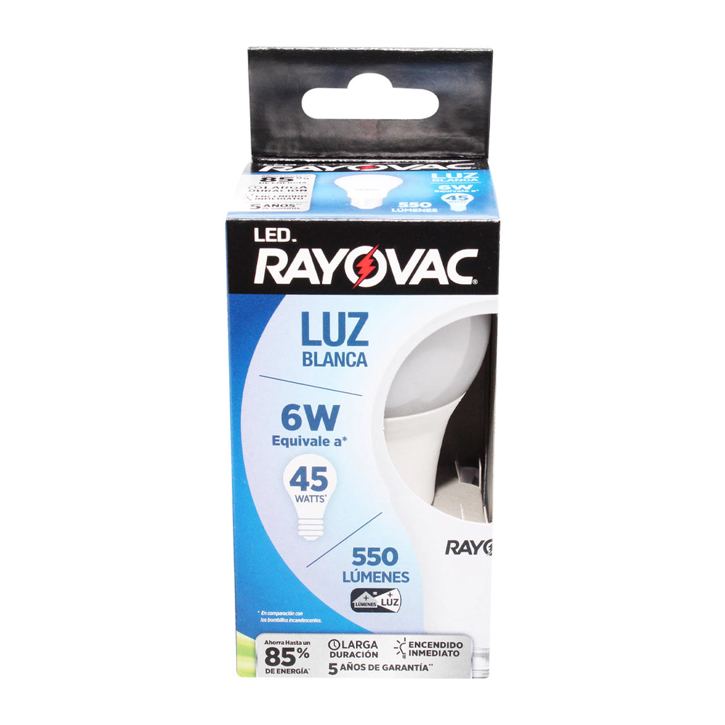 RAYOVAC Bombillo Luz Blan 6 W