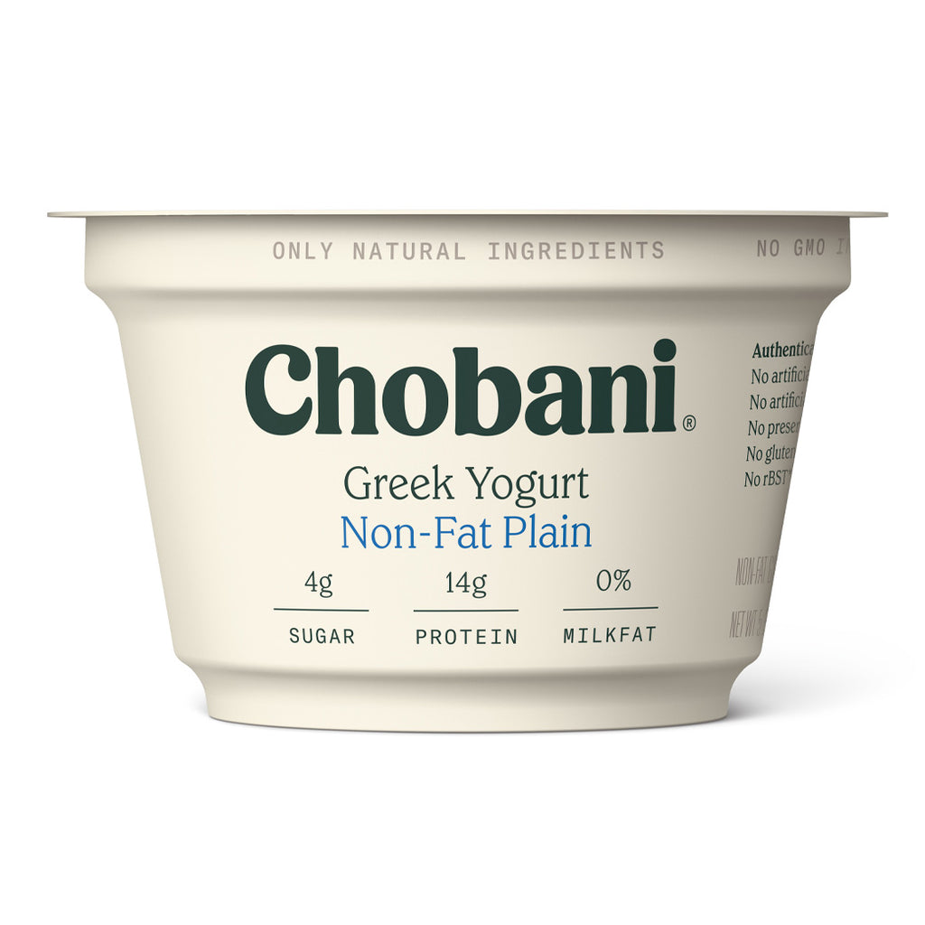 CHOBANI Yogurt Plain NonFat 6oz