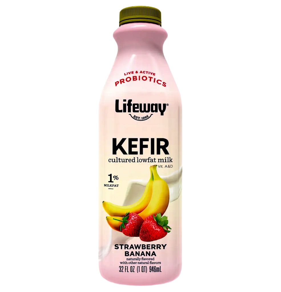 KEFIR Low Fat Milk Strwberry B 32oz