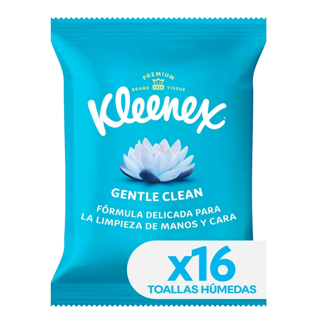 KLEENEX Toallita Húmeda Gentle 16Ud