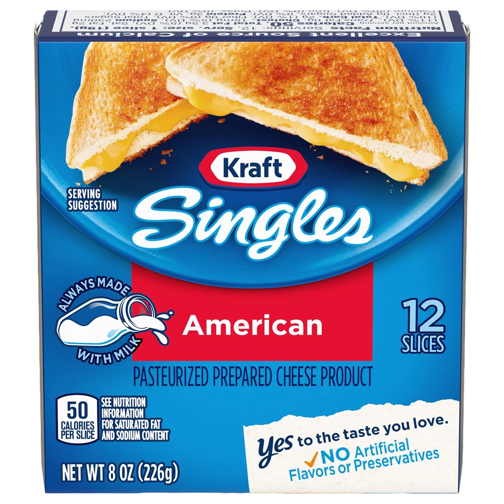KRAFT AmericanCheddrSingl 8