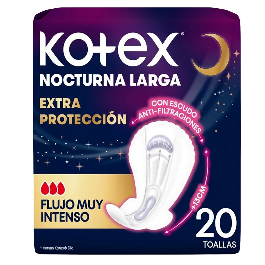 Kotex Toalla Noct Extra Prot 20ud