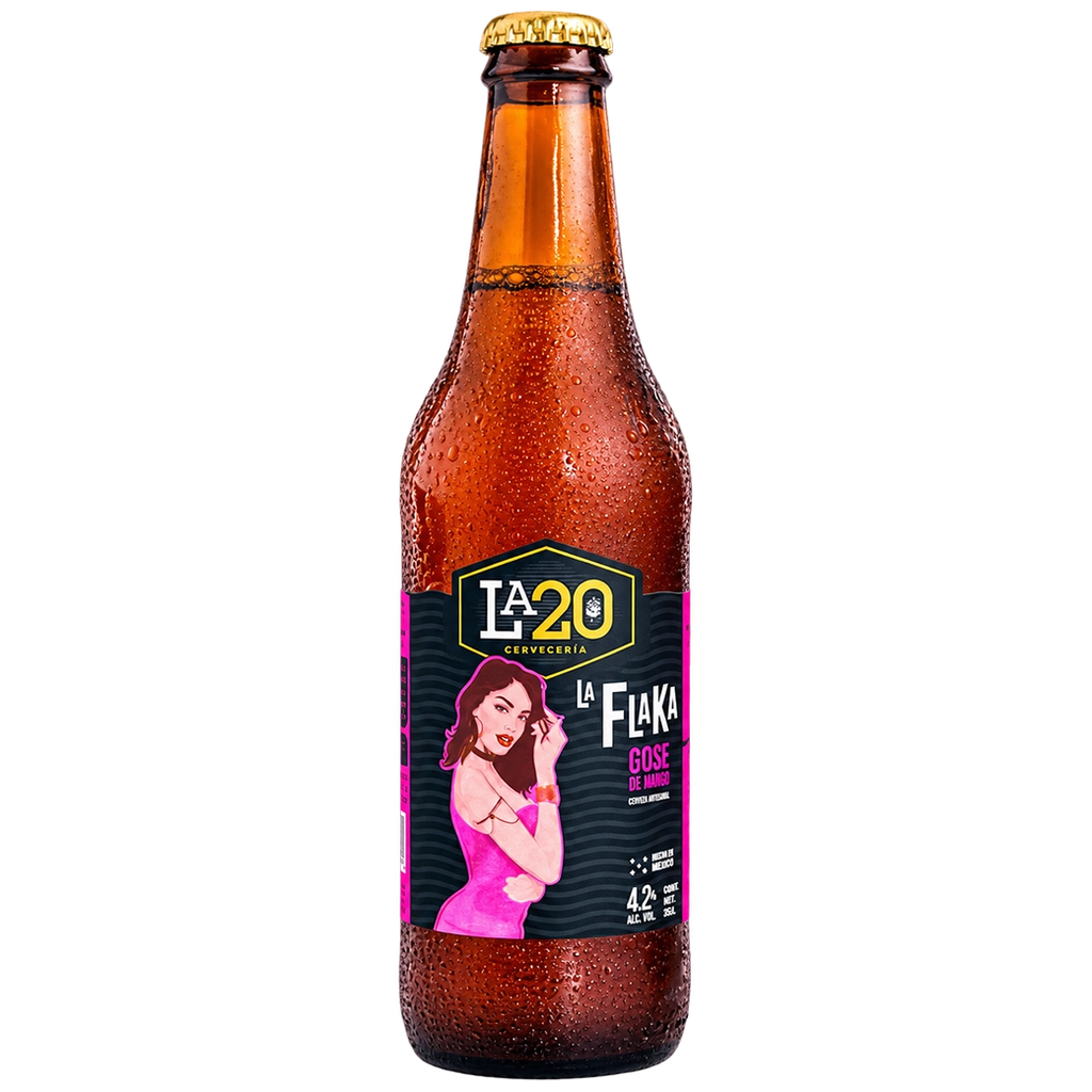 LA20 Cerveza La Flaka 12oz