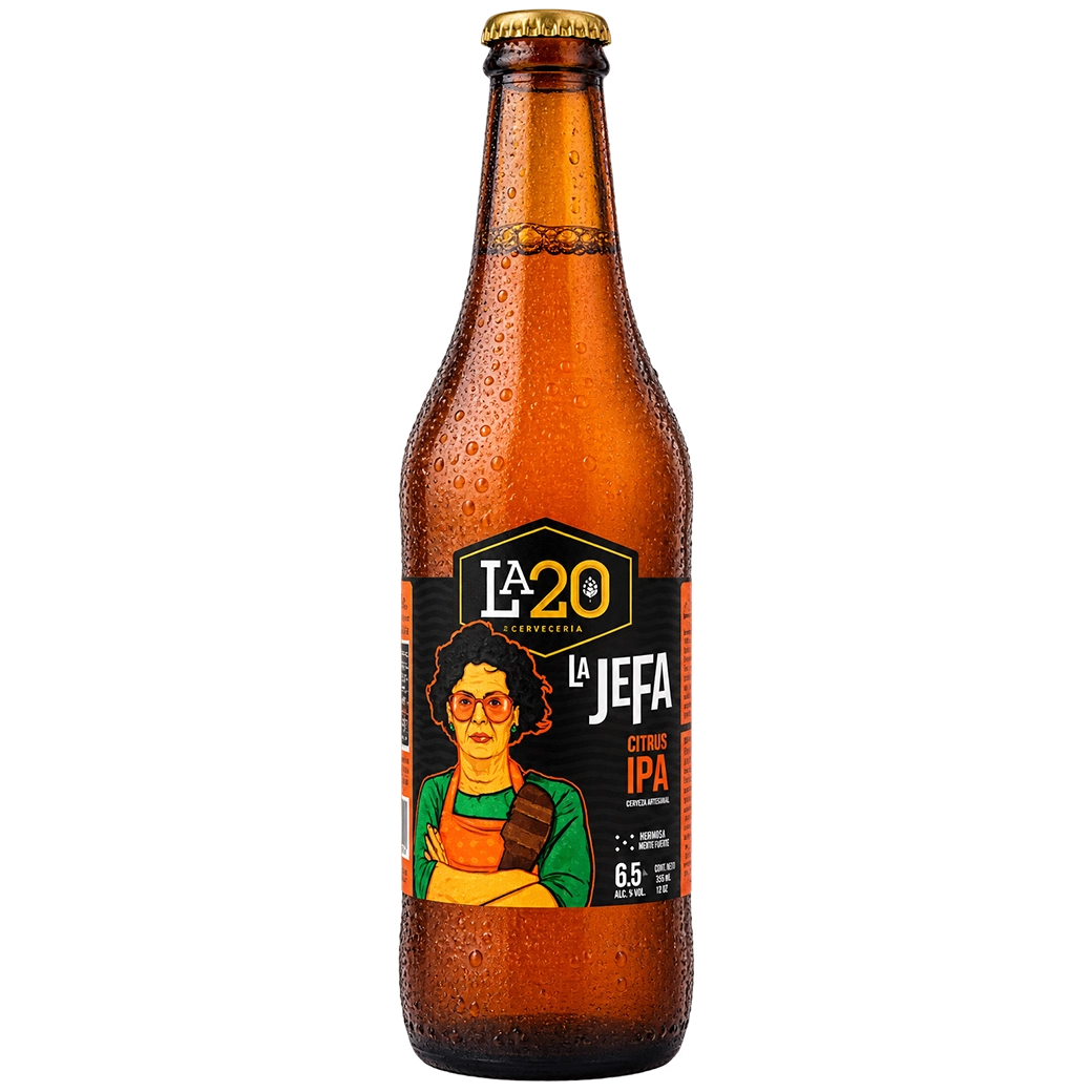 LA20 Cerveza La Jefa 12oz