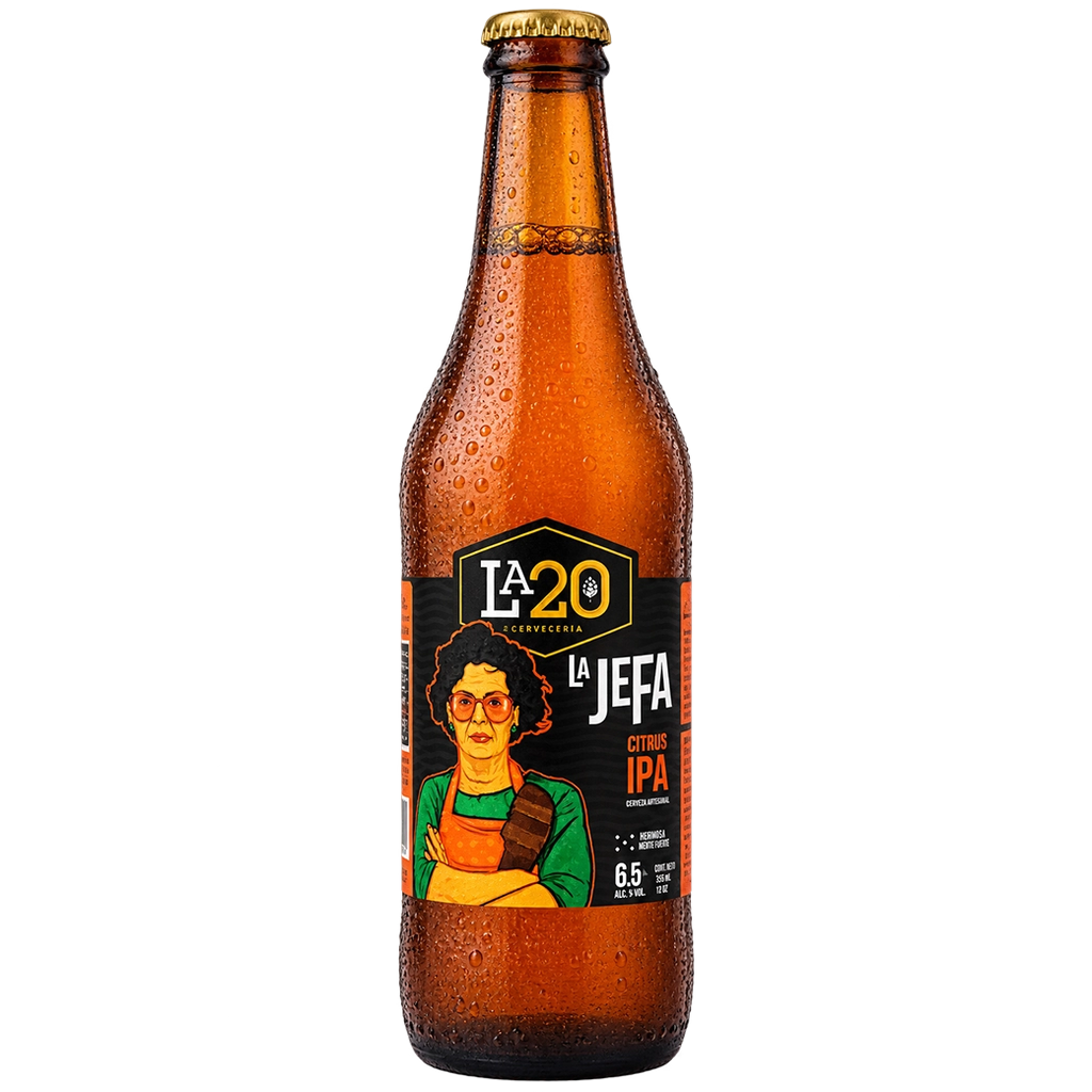 LA20 Cerveza La Jefa 12oz