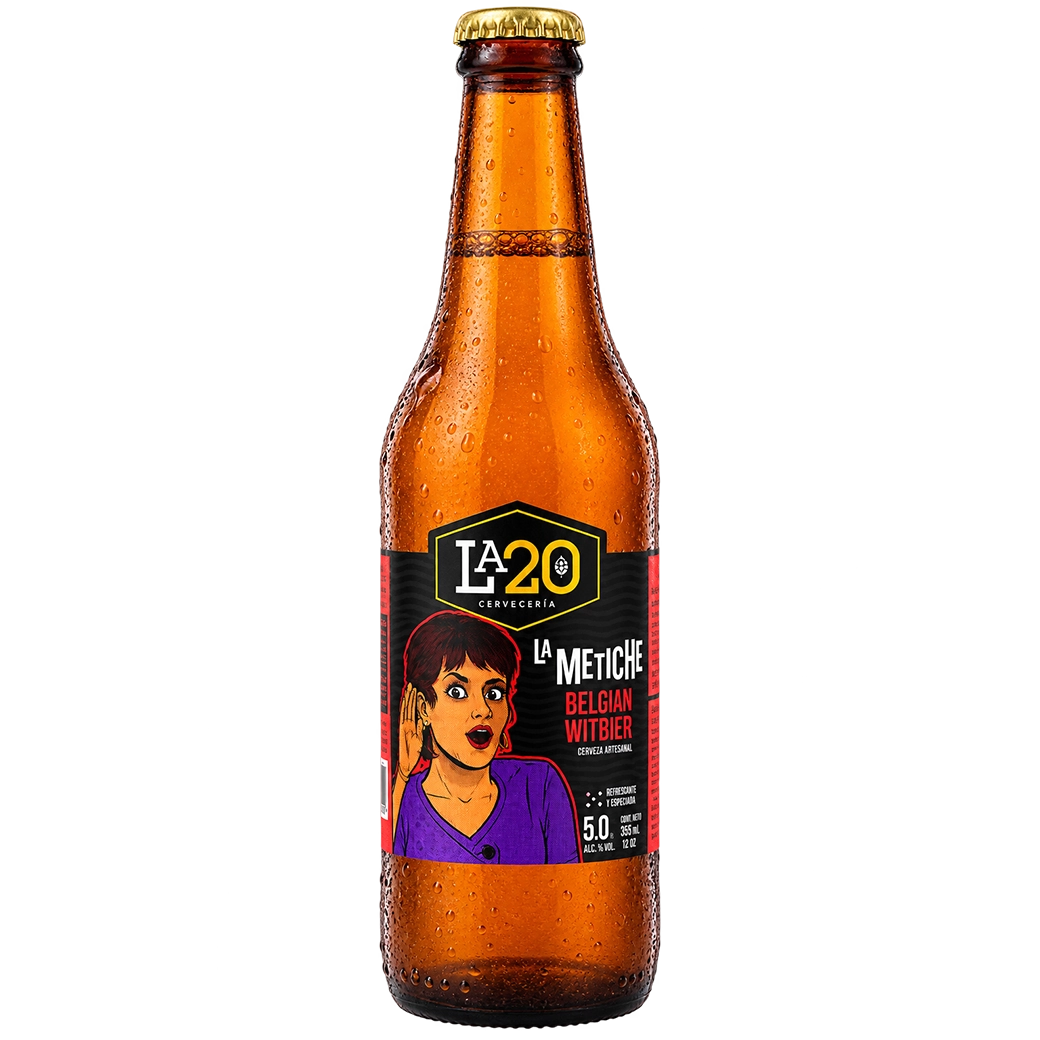 LA20 Cerveza La Metiche 12oz
