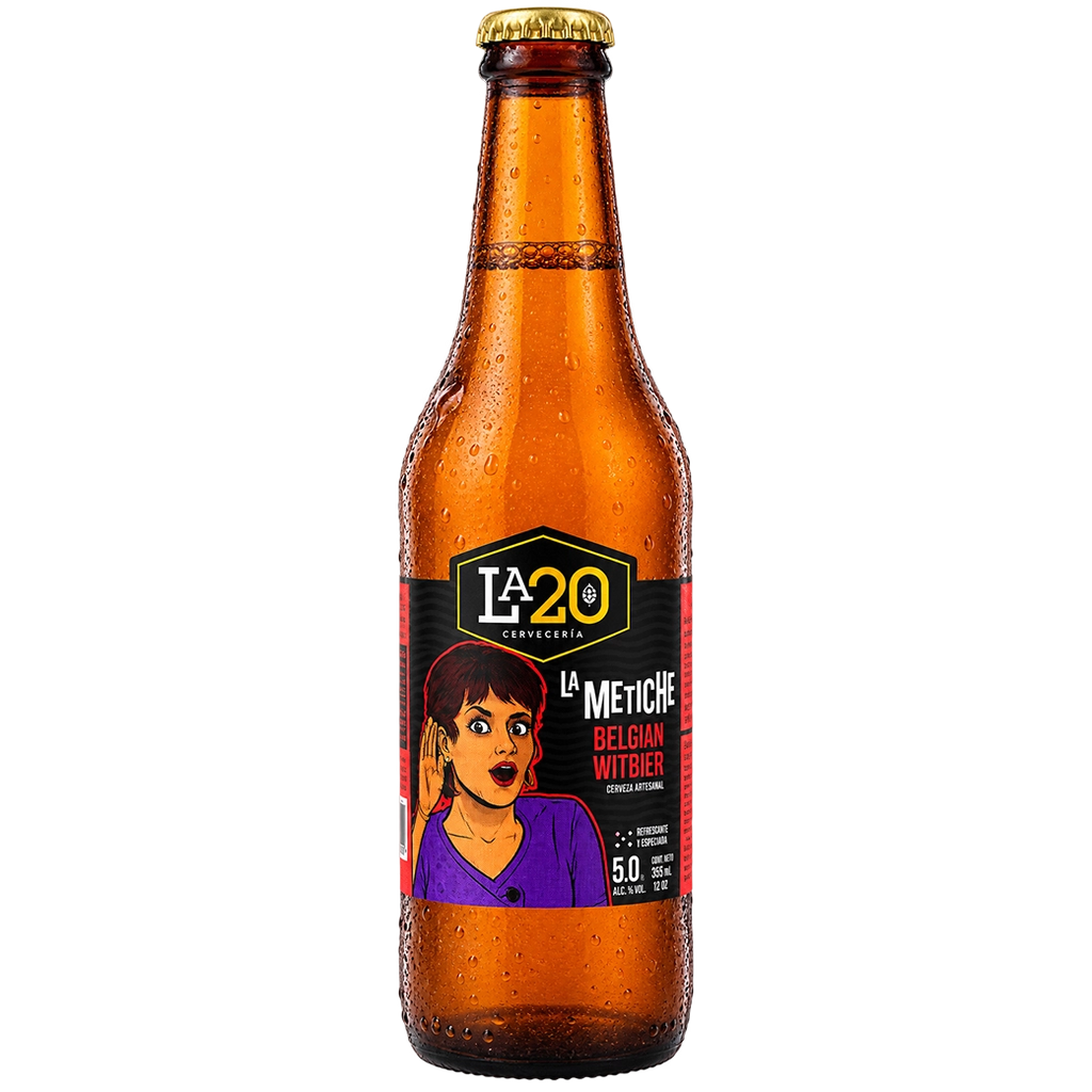LA20 Cerveza La Metiche 12oz