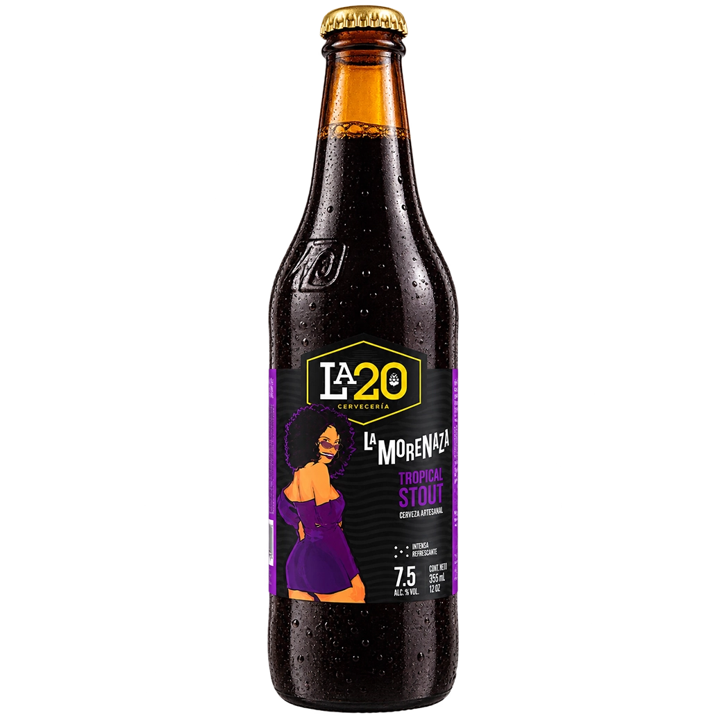 LA20 Cerveza La Morenaza 7.5Al 12oz