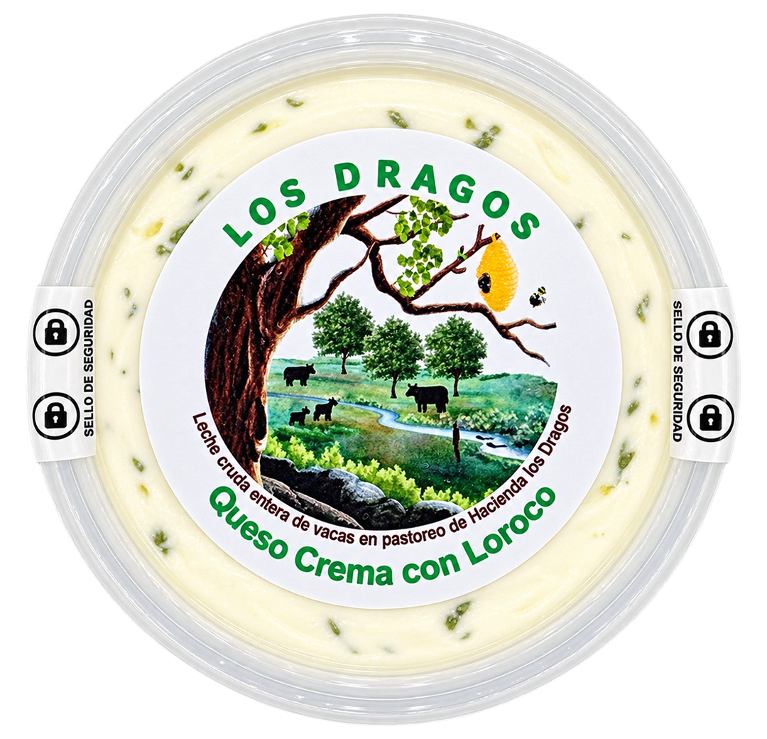 Los Dragos QuesoCremaLoroco10oz