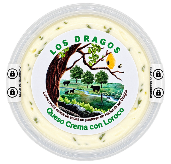 Los Dragos QuesoCremaLoroco10oz