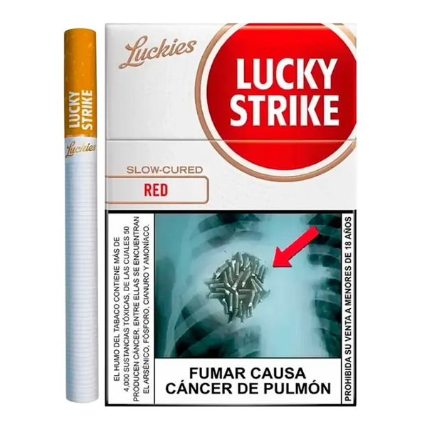LUCKY STRIKE Rojo kre 20Ud