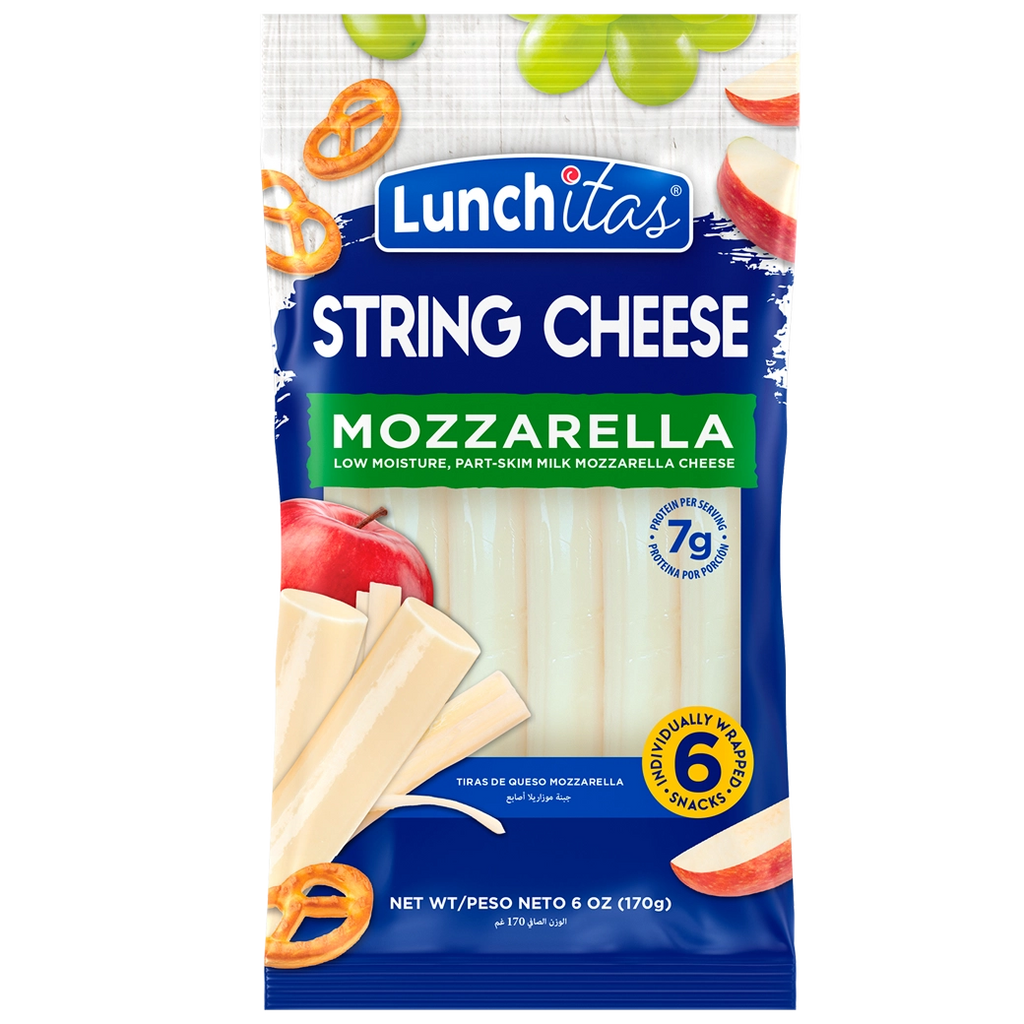 LUNCHITAS Mozzarella String Che 6OZ