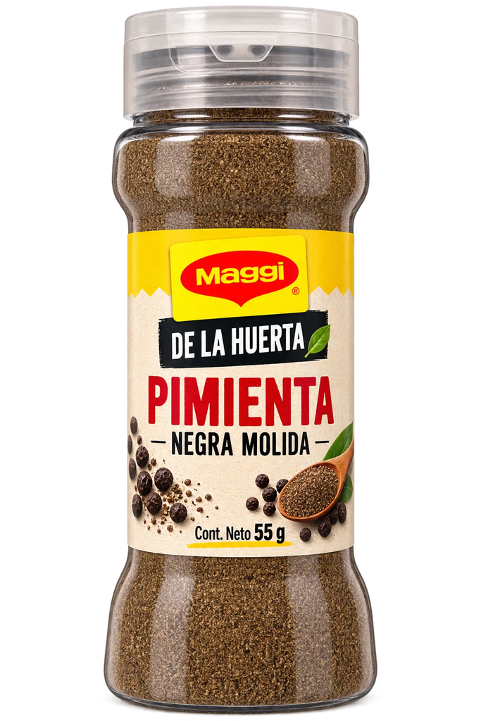 MAGGI PimientaNegraMoliBote55g