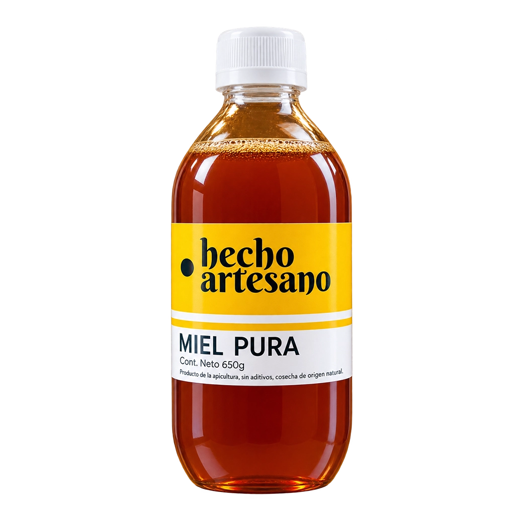 Hecho Artesanal Miel Pura 650g