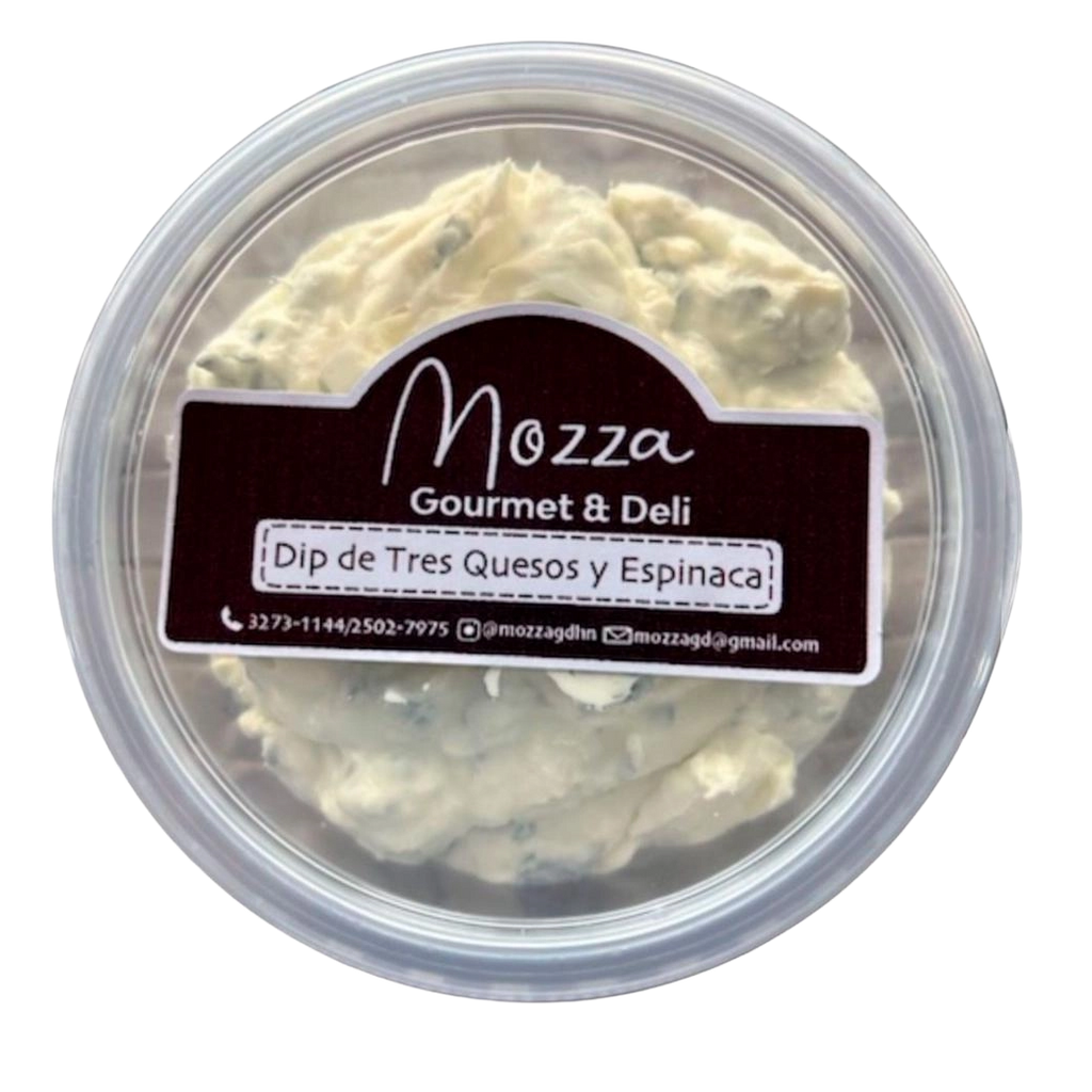 Mozza Dip 3 Queso y Espinaca 12oz