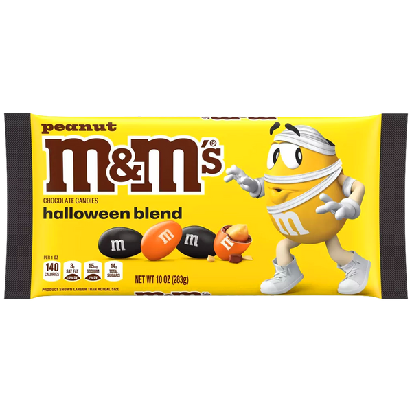 M&M Peanut Choco HLWN 10 oz