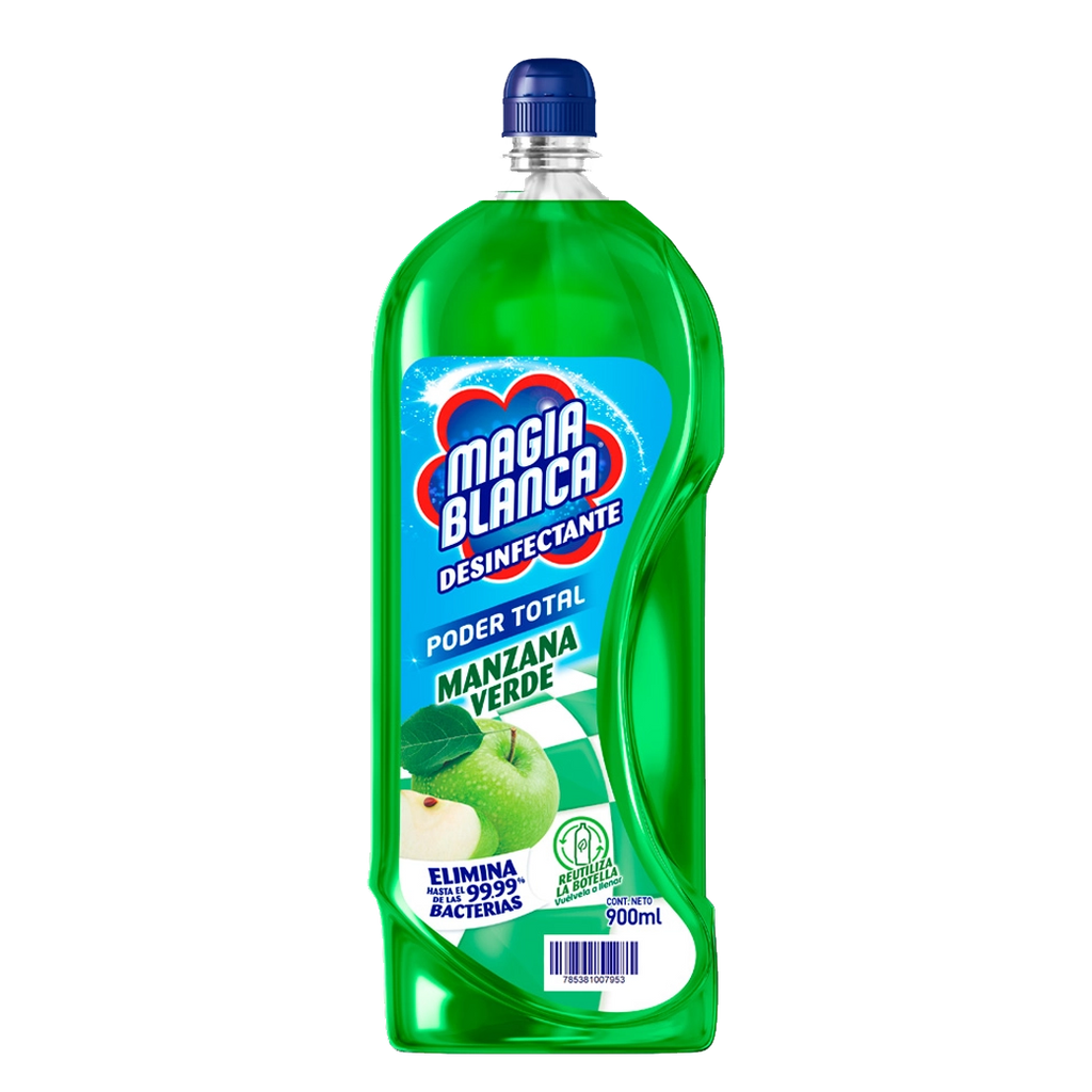 MagiaBlanca Desinf ManzanaVer 900ml
