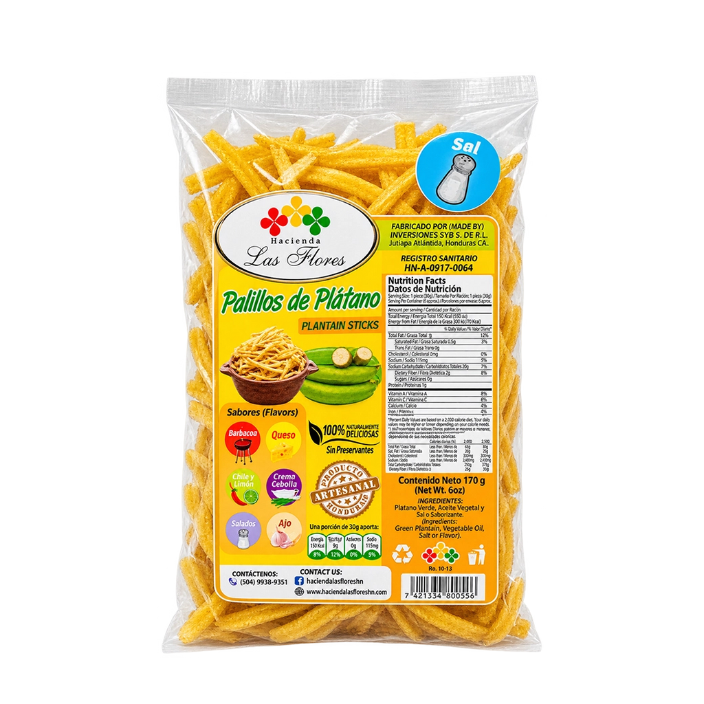 Las Flores Palillos plata 170g