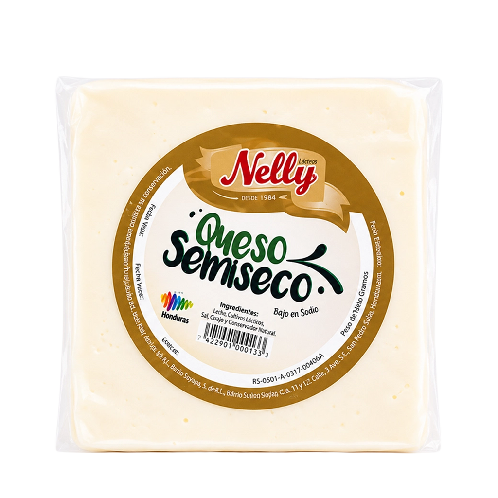 NELLY Queso Semi Seco Pqte