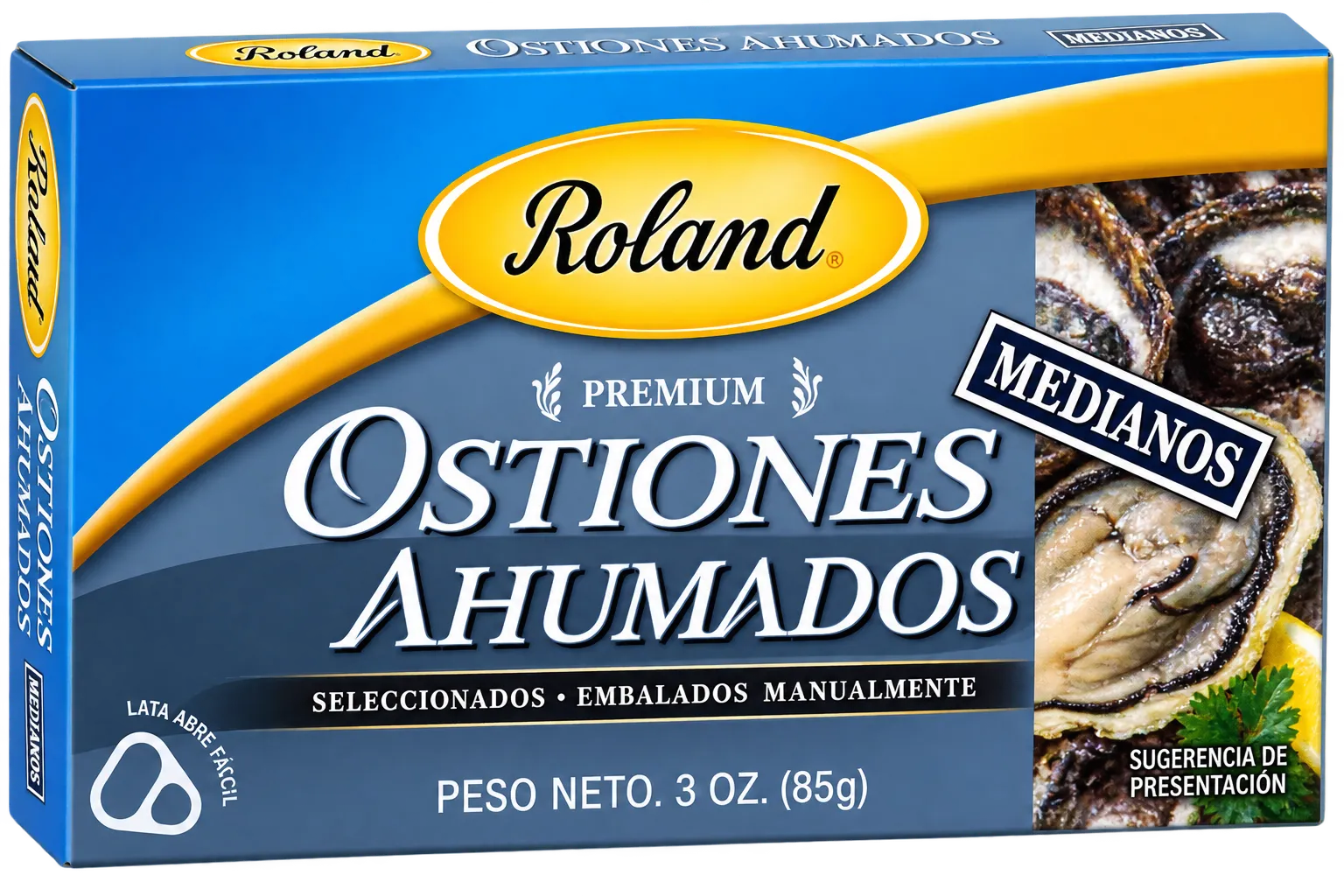 ROLAND Ostiones Ahumados 85 g