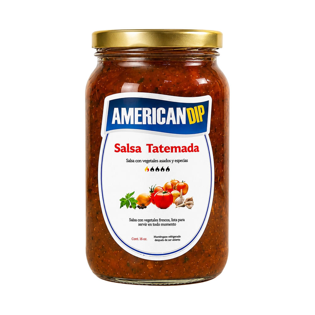 AMERICAN DIP Salsa Tatemada 16 oz