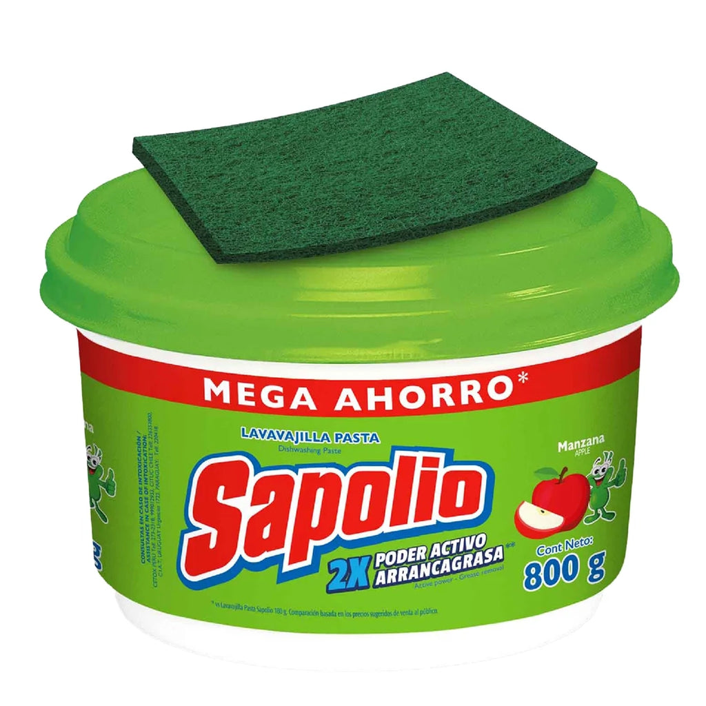 SAPOLIO Lavaplatos Manzana800gr