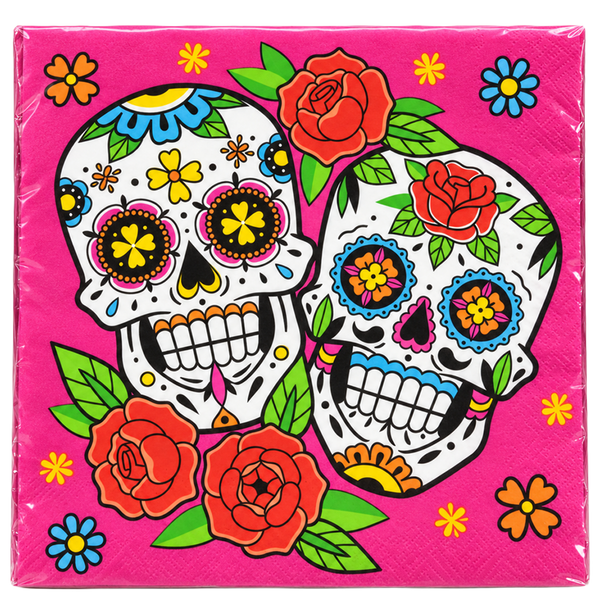 SAY HOORAY SkelebrationNapkin 16 ct