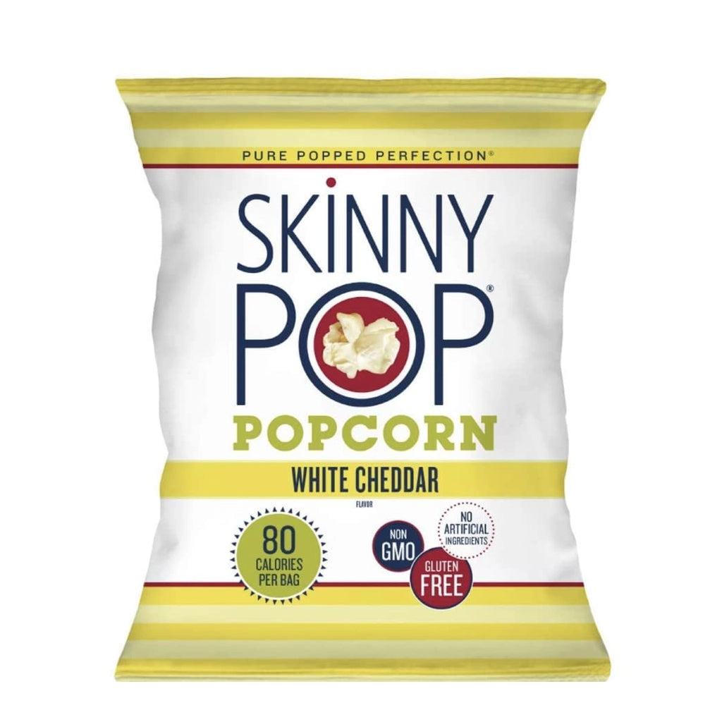 SKINNY POP white cheddar 0.8 o