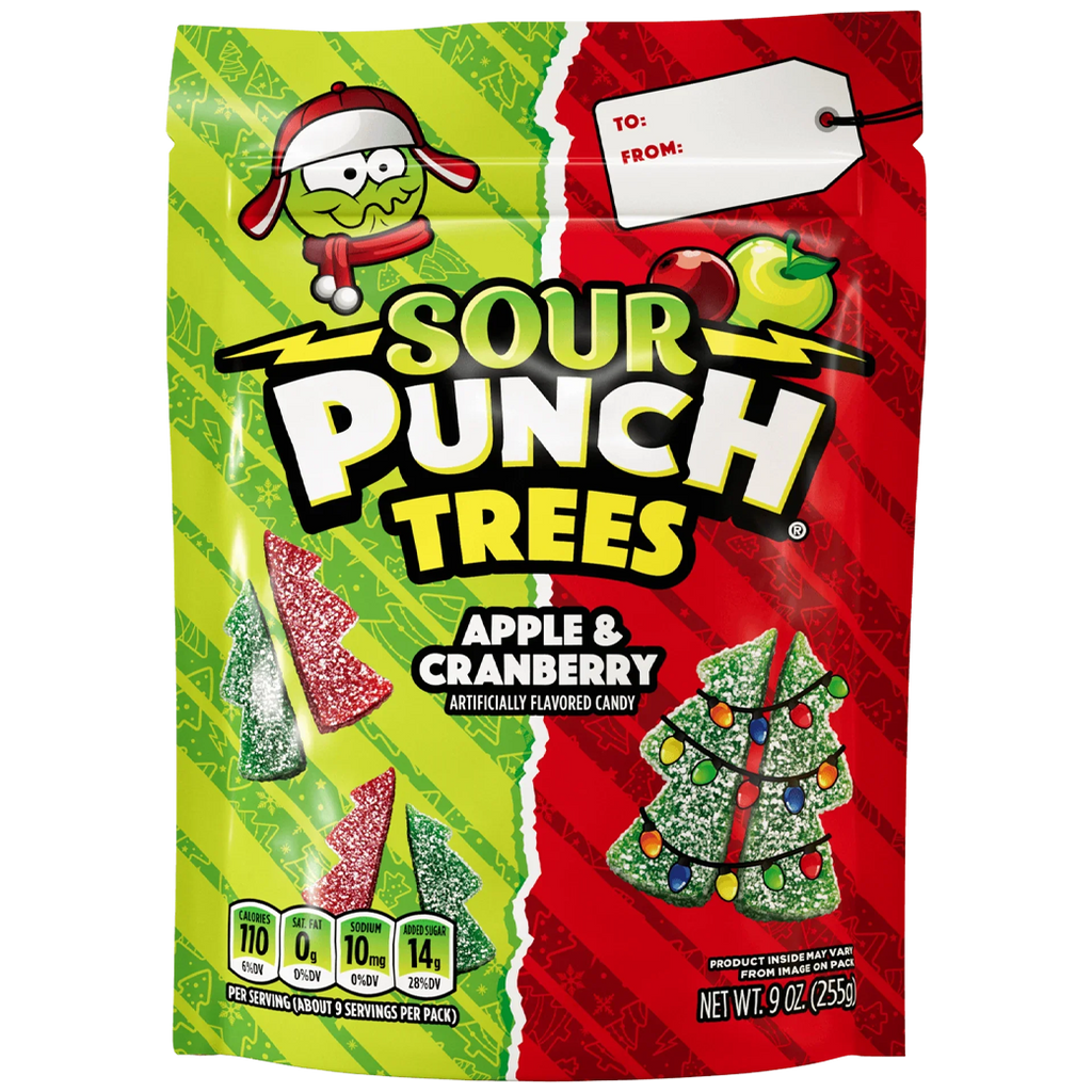 SOUR PUNCH Trees XMAS 9 oz