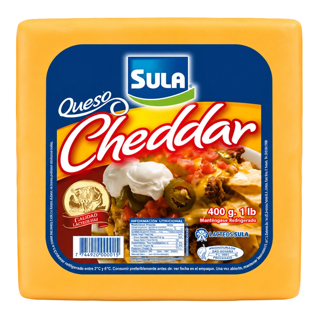 SULA Queso Cheddar 454g