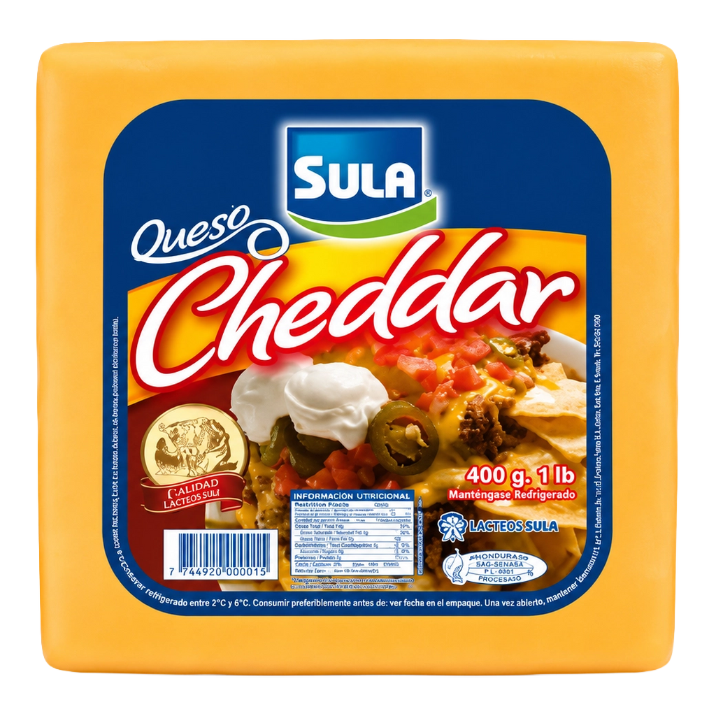 SULA Queso Cheddar 454g