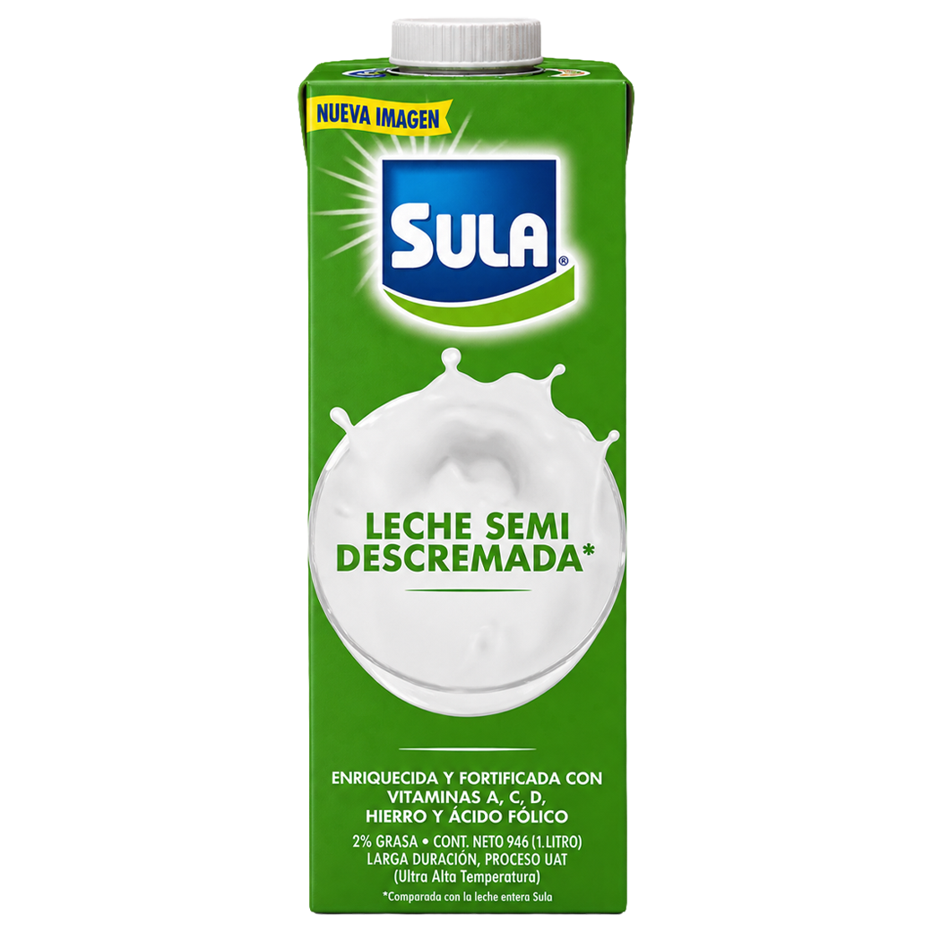 SULA Leche Semidescremada 946ml