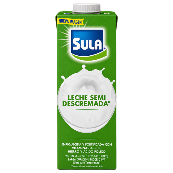 SULA Leche Semidescremada 946ml