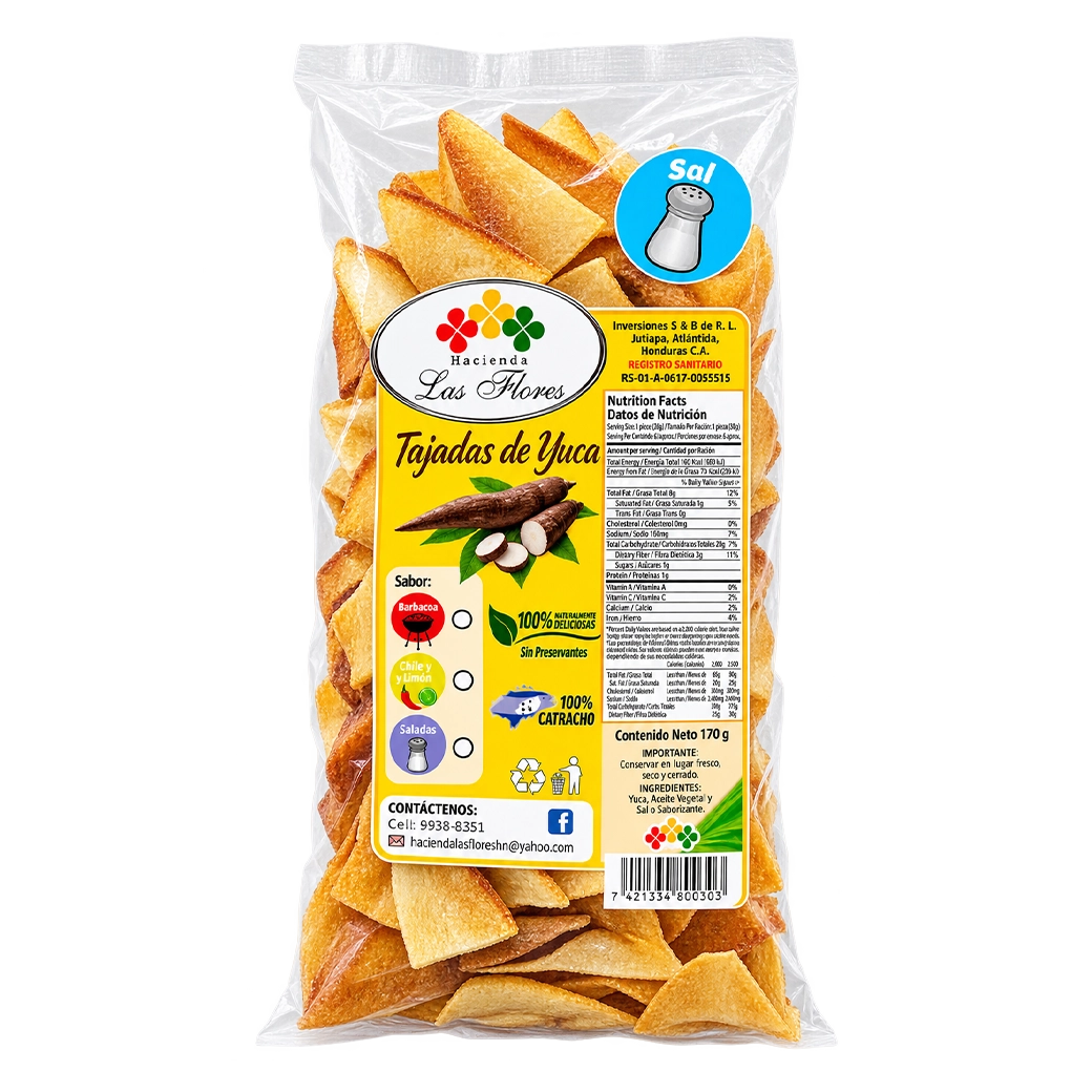 Las Flores Tajada Yuca 170gr