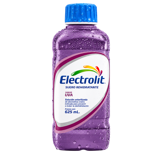 Electrolit Suero Rehid Uva 625ml