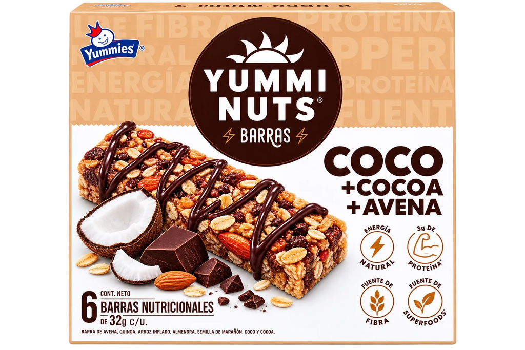 Yummi Nuts Barra Coco 192g