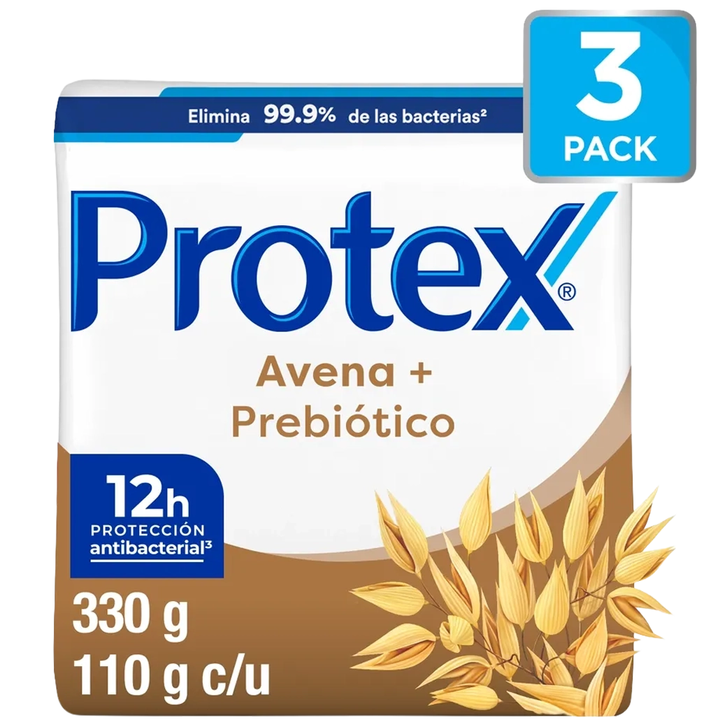 PROTEX Jabon Avena 3pk