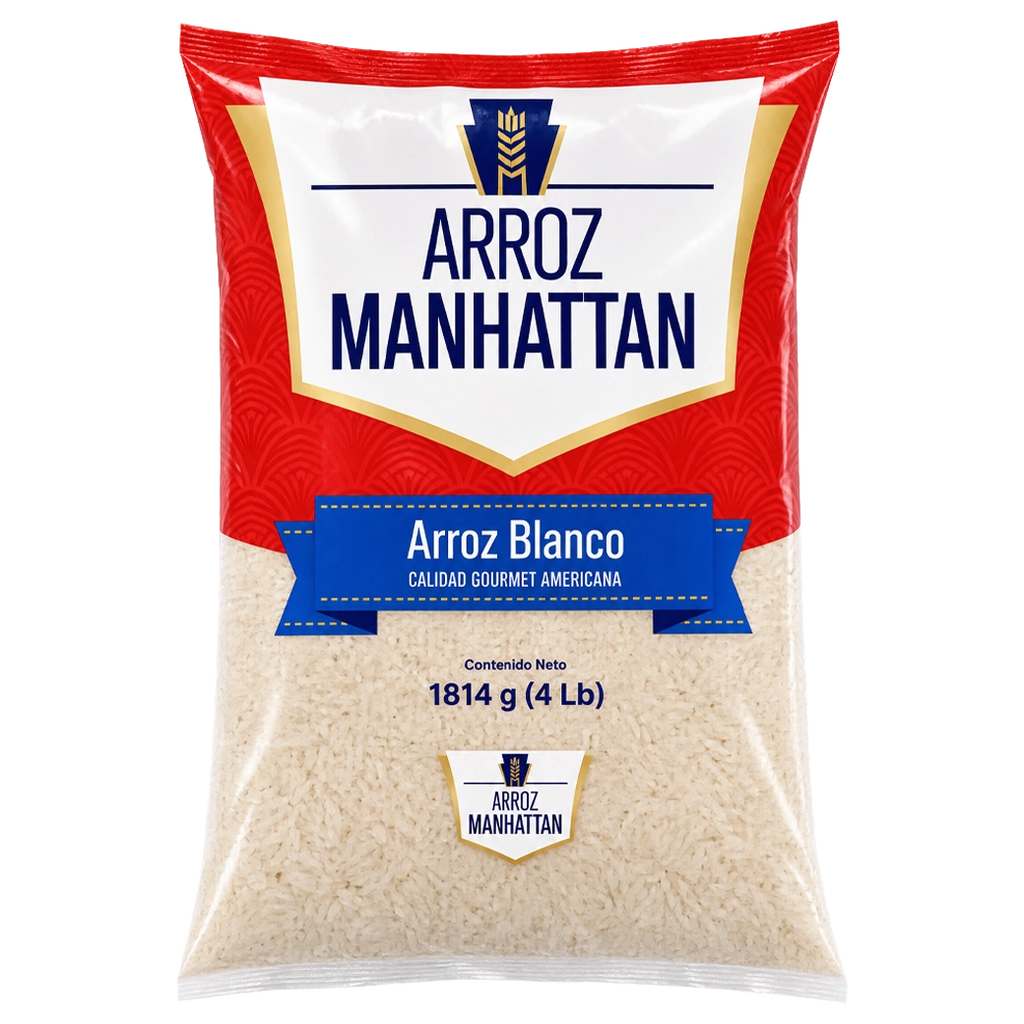 MANHATTAN Arroz Blanco 4Lbs