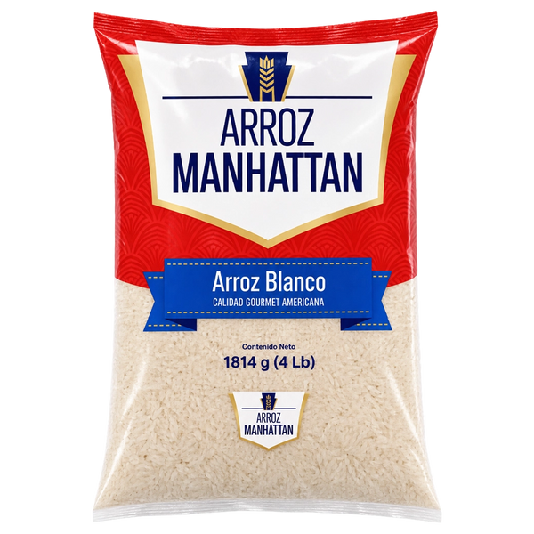 MANHATTAN Arroz Blanco 4Lbs