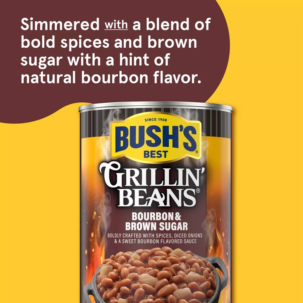 BUSH'S Bourbon Brown sugar 22 oz
