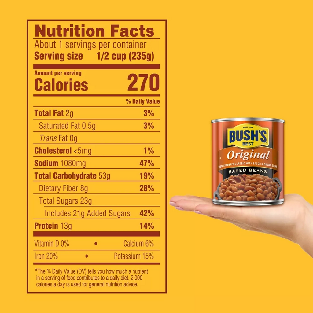 BUSH'S Original Baked Beans 8.3 oz