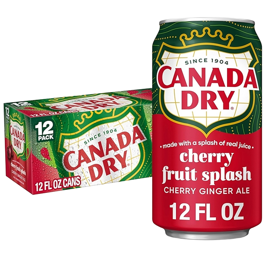 CANADA DRY Fruit Splash 12 oz 12pk
