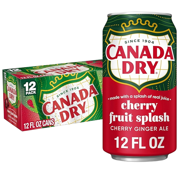 CANADA DRY Fruit Splash 12 oz 12pk