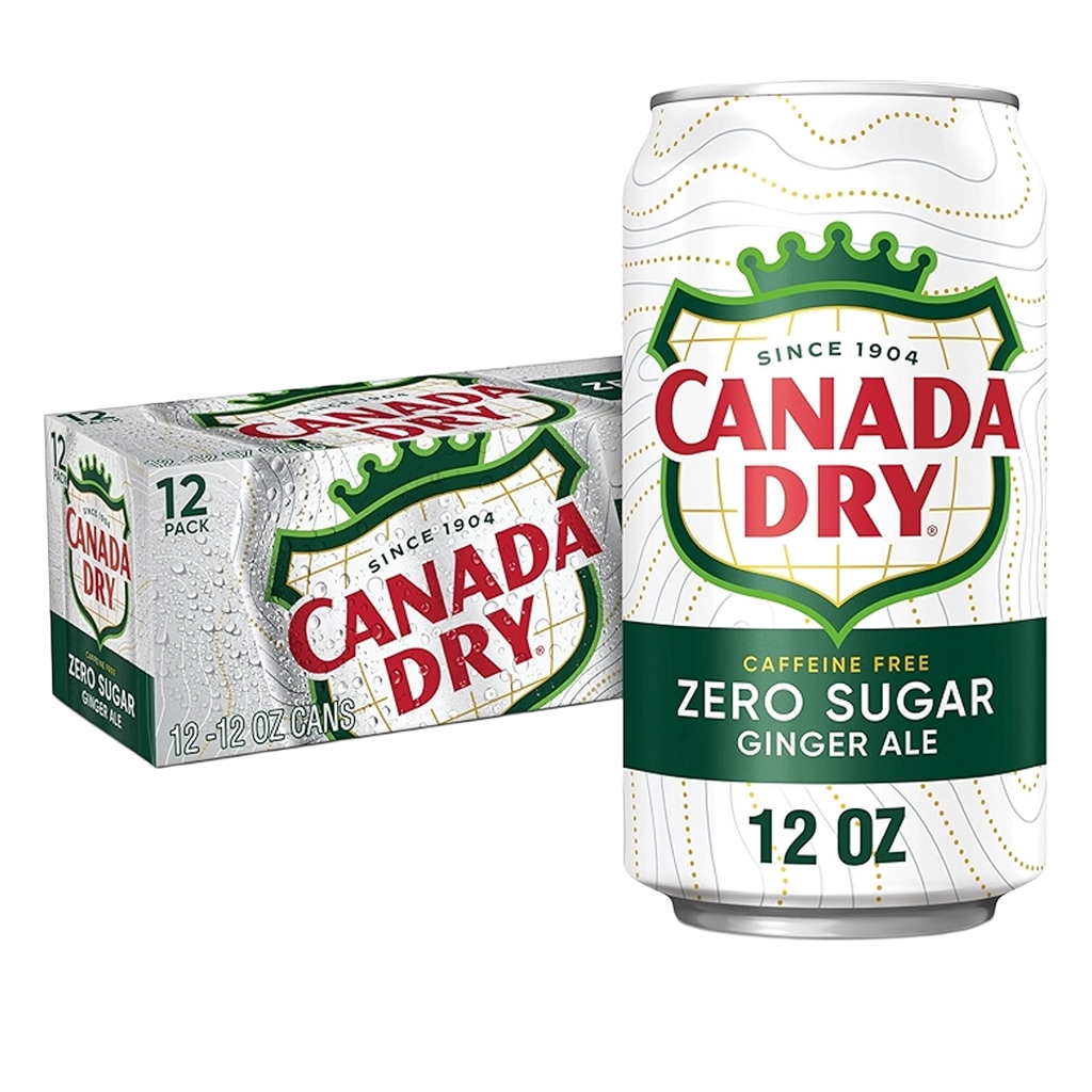 CANADA DRY Diet Ginger 12 oz 12pk