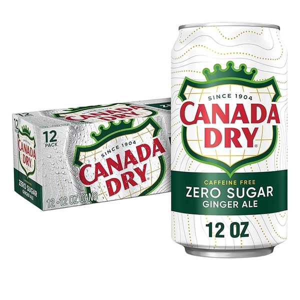 CANADA DRY Diet Ginger 12 oz 12pk
