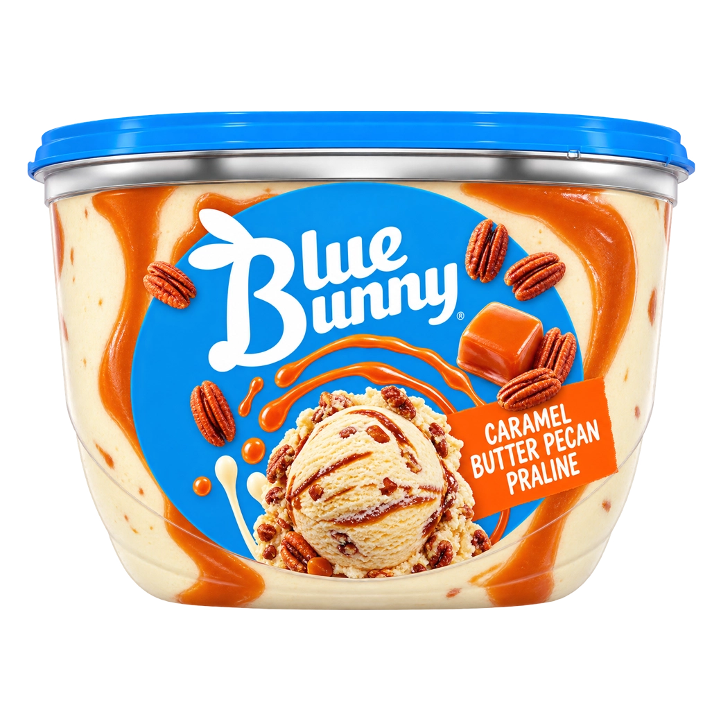 BLUE BUNNY Helado Caramel Pecan 46onz
